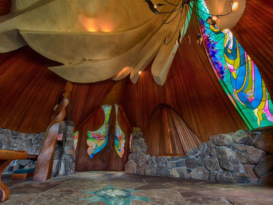 The interior of The Sea Ranch Chapel by Craig Tooley