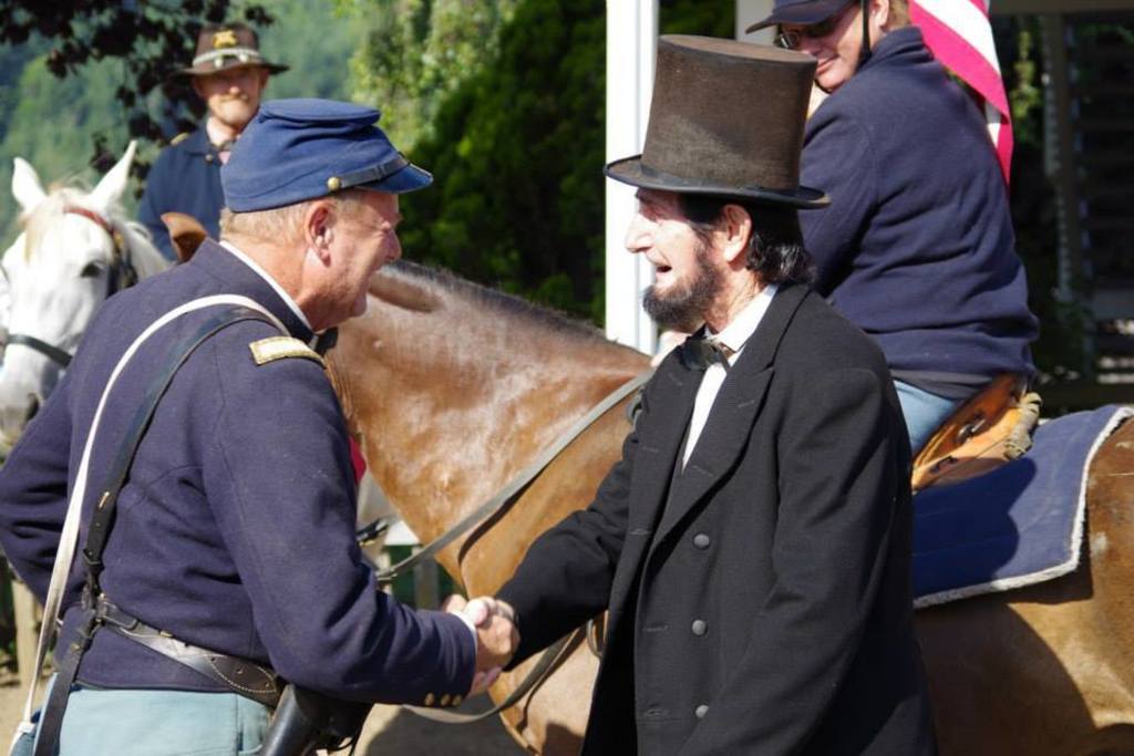 President Lincoln at Civil War Days