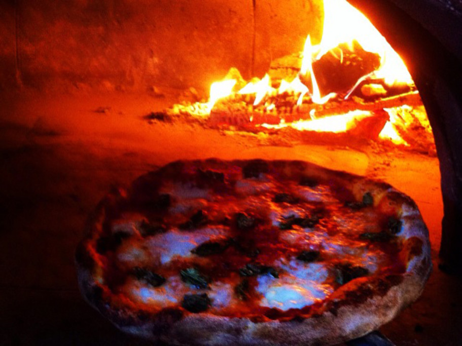 Wood Burning Oven at Cibo Rustico Pizzeria