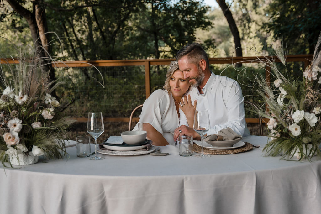 Wildhaven Sonoma Glamping - Couple at Table