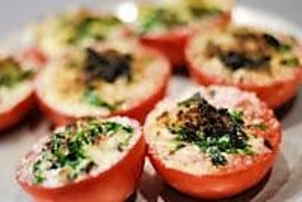 parmesan and herb roasted tomatoe