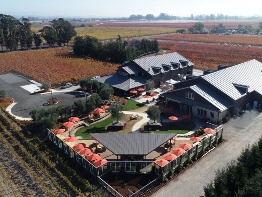 Aerial view of Roche Winery & Vineyards