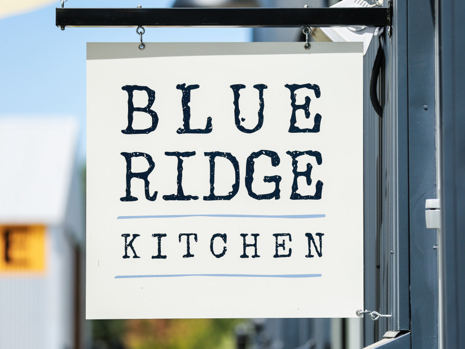 Blue Ridge Kitchen sign