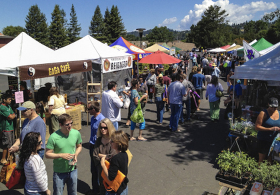 Market day at Santa Rosa Original Certified Farmers Market