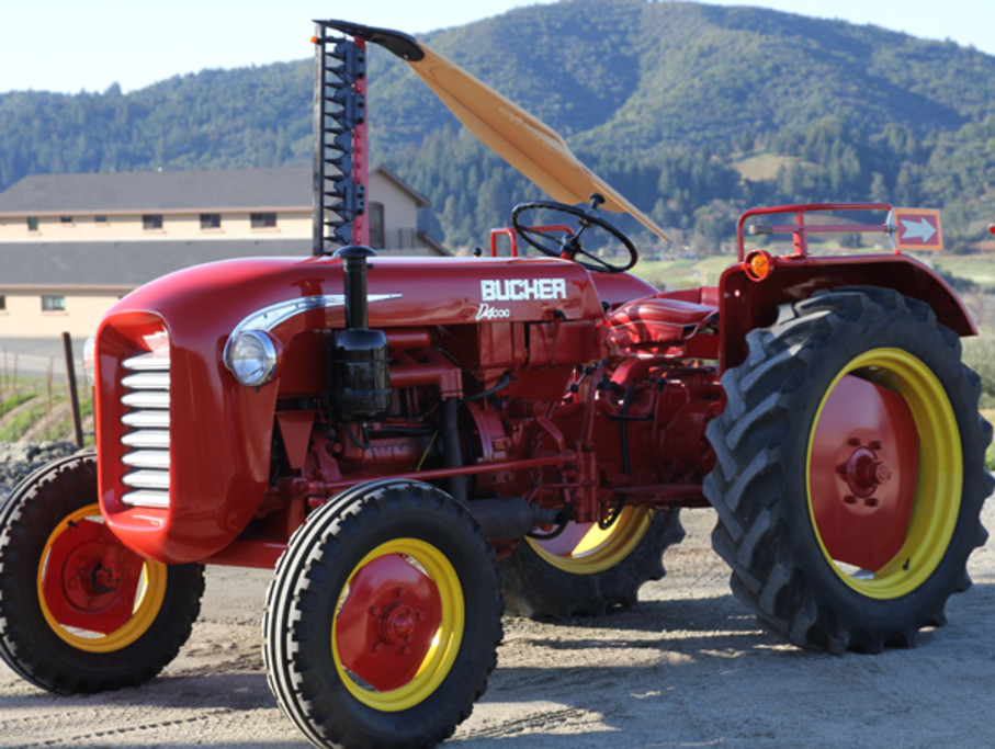 The vintage tractor that inspires our wine labels