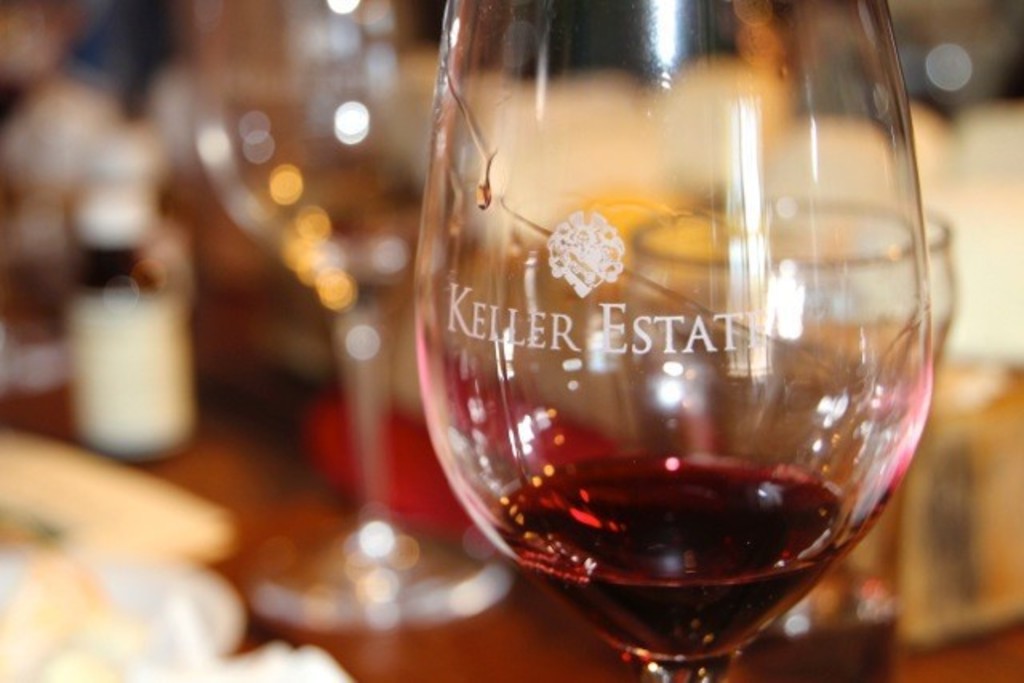 Beautiful Pinots at Keller Estate Winery