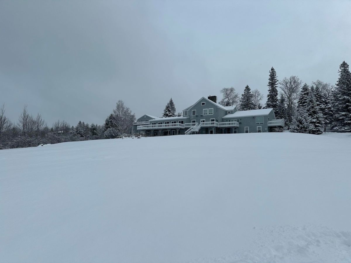 Winter view of the Lodge
