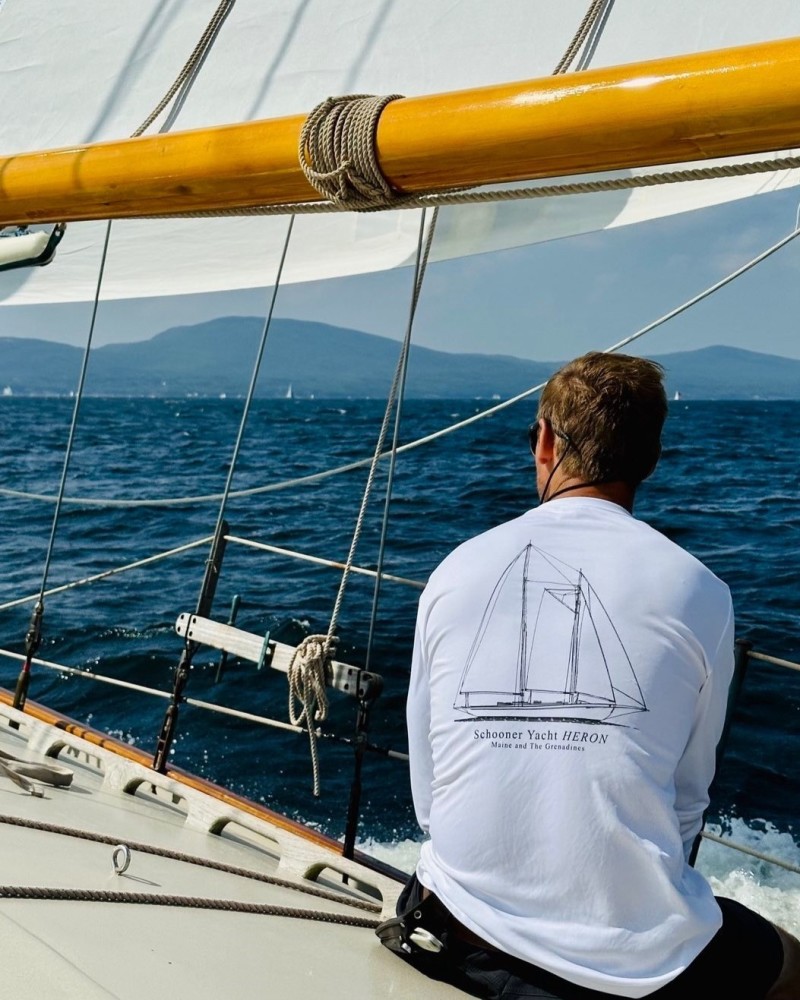 Sail Penobscot Bay on Schooner Heron. Daily sails and private charters available.