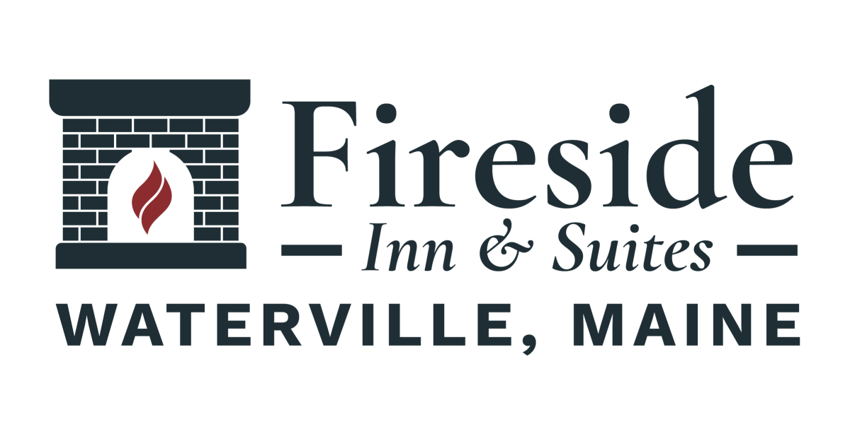 The official logo for Fireside Inn & Suites - Waterville, Maine
