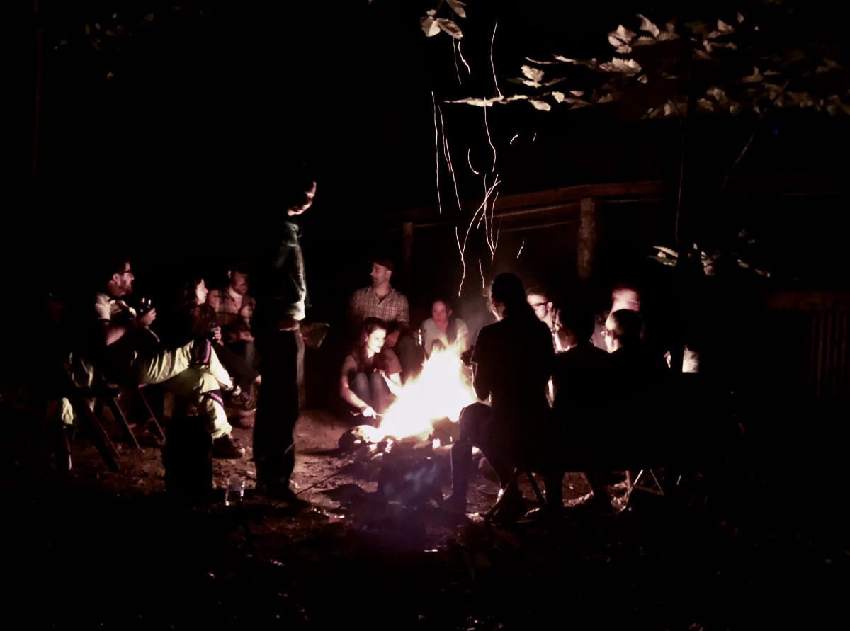 The fire’s on us with free firewood.