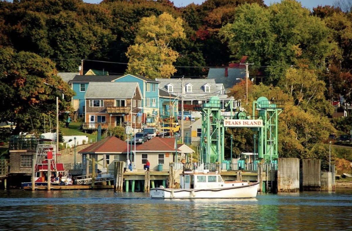 Tour Starts just as you exit the Peaks Island Ferry Landing