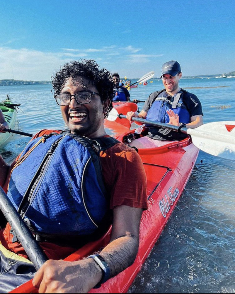 Sea kayaking on Casco Bay