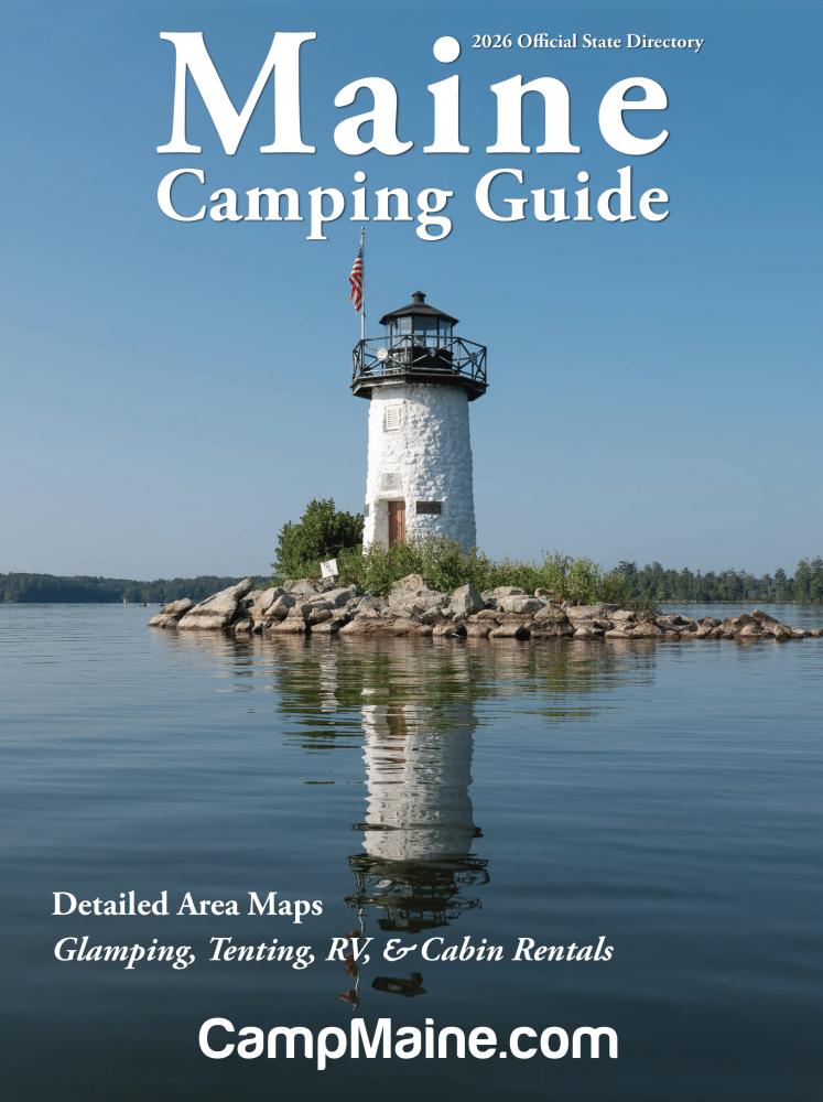 2026 Maine Camping Guide Cover Photo