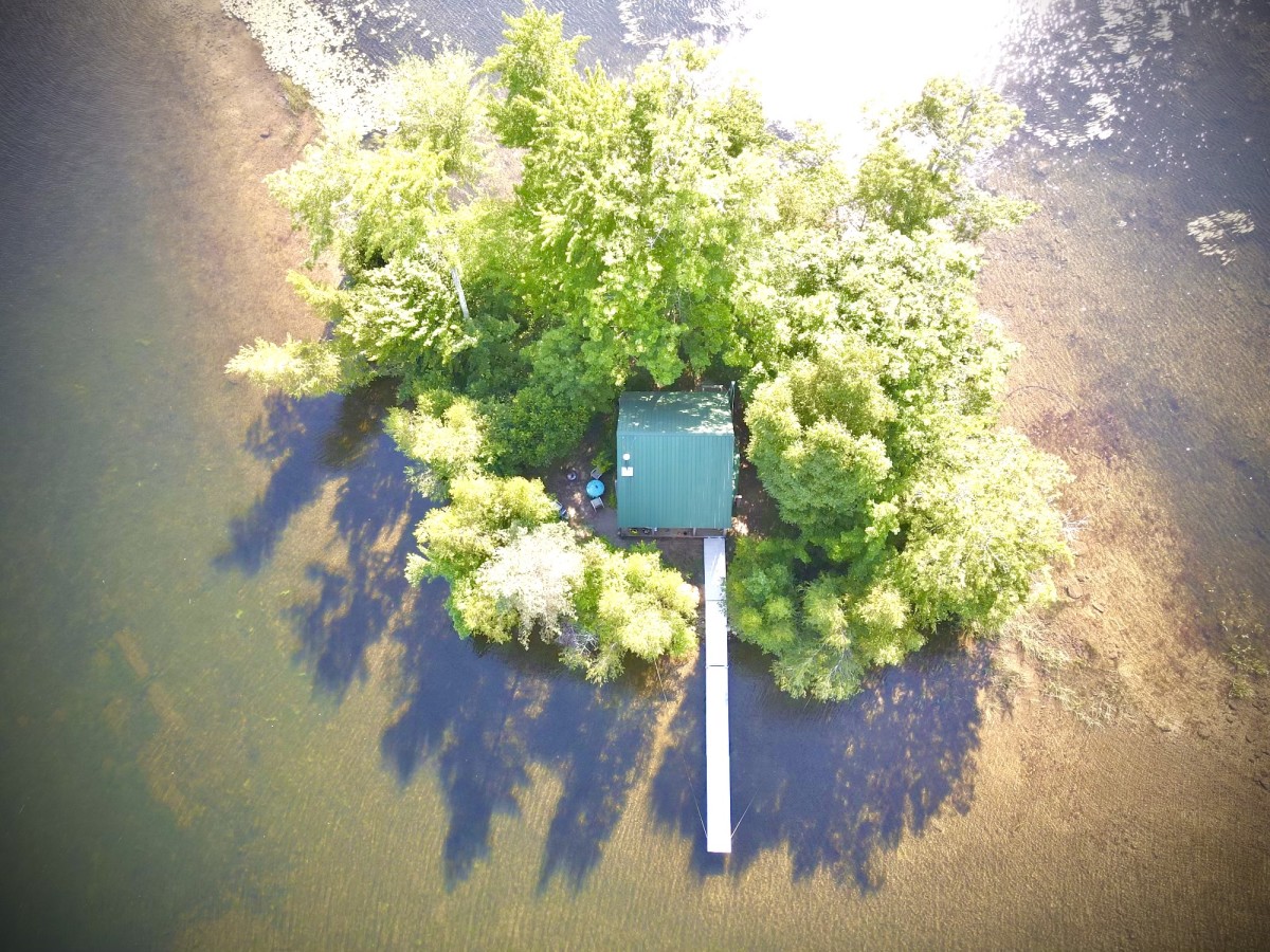 A private, leash-free, roomies-filled island for any pup.