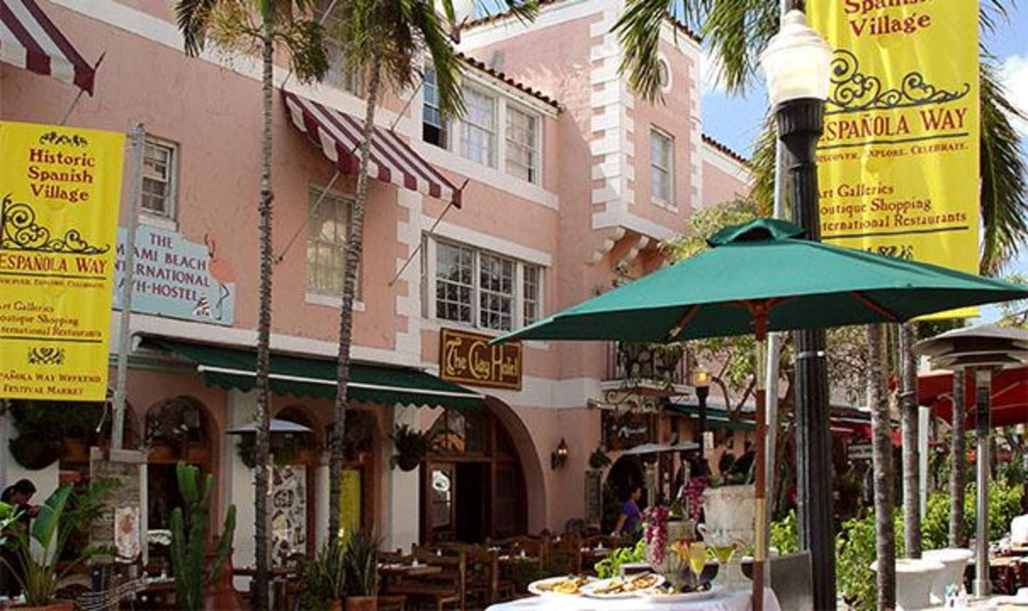 Española Way/Washington Avenue Shopping District Grand Miami et Miami