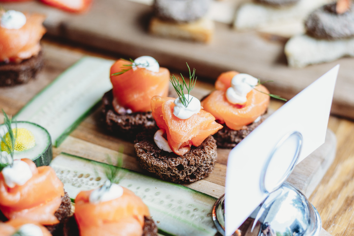 Smoked Salmon Canape