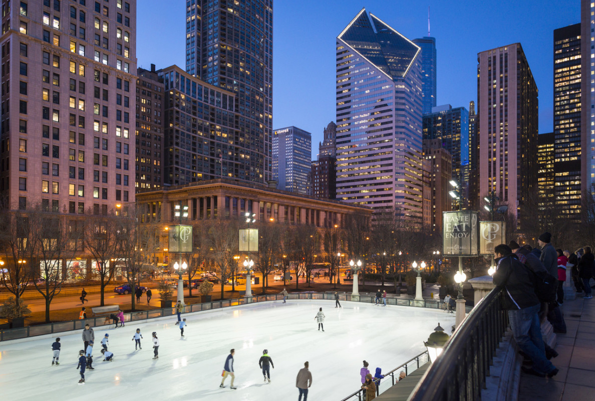 Millennium Park McCormick Tribune Ice Rink