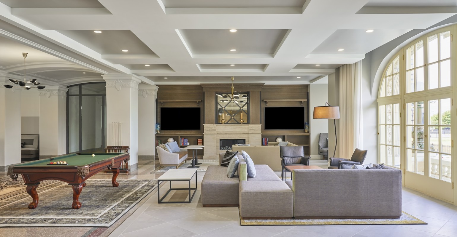 Stylish Hyatt Place lobby with comfortable seating and social spaces