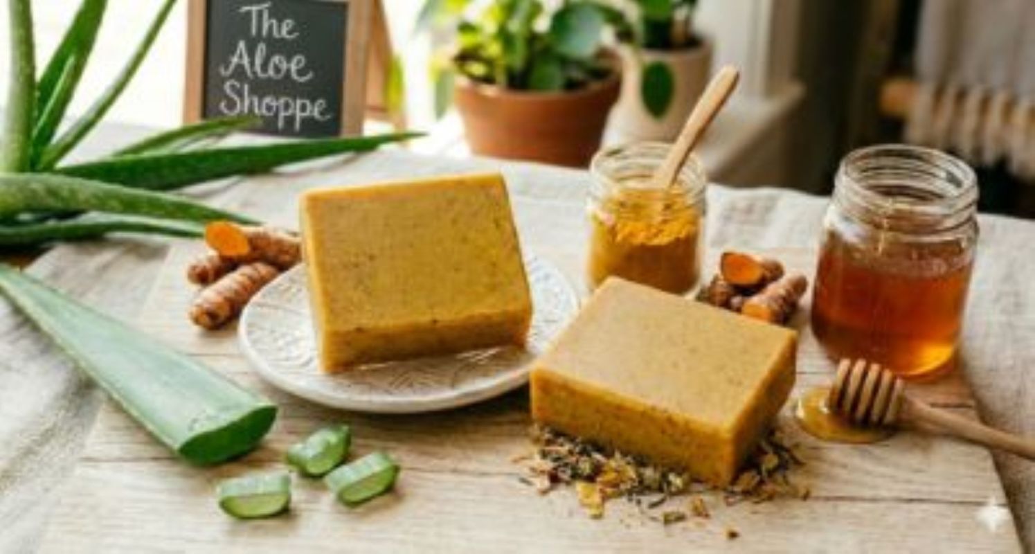 Aloe Turmeric Honey Bar Soap