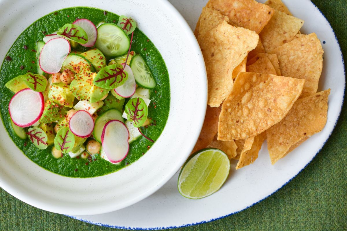 Avocado & Chickpea Aguachile