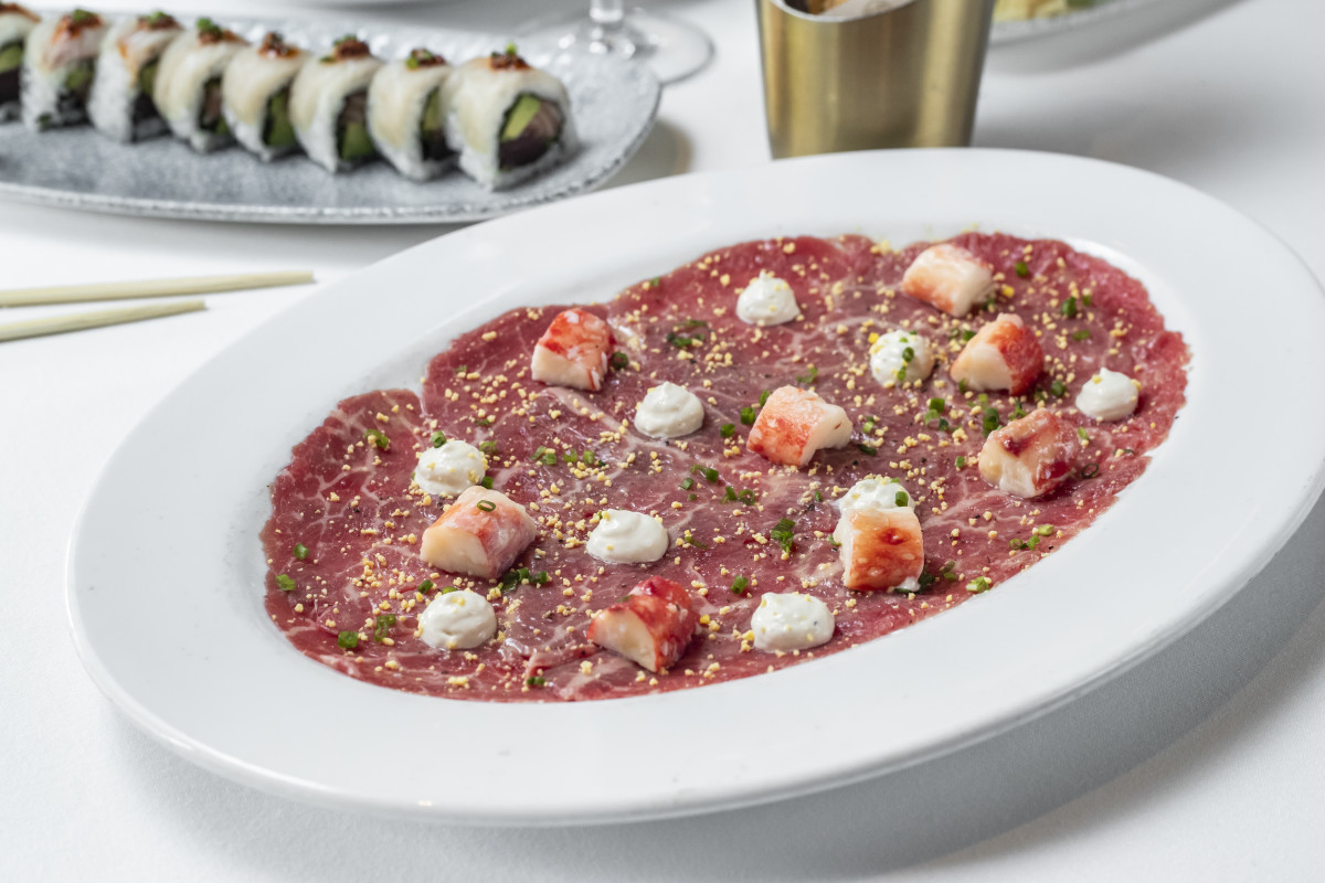 Ocean Prime King Crab Beef Carpaccio