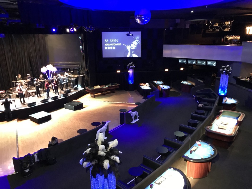 Private corporate party with casino theme