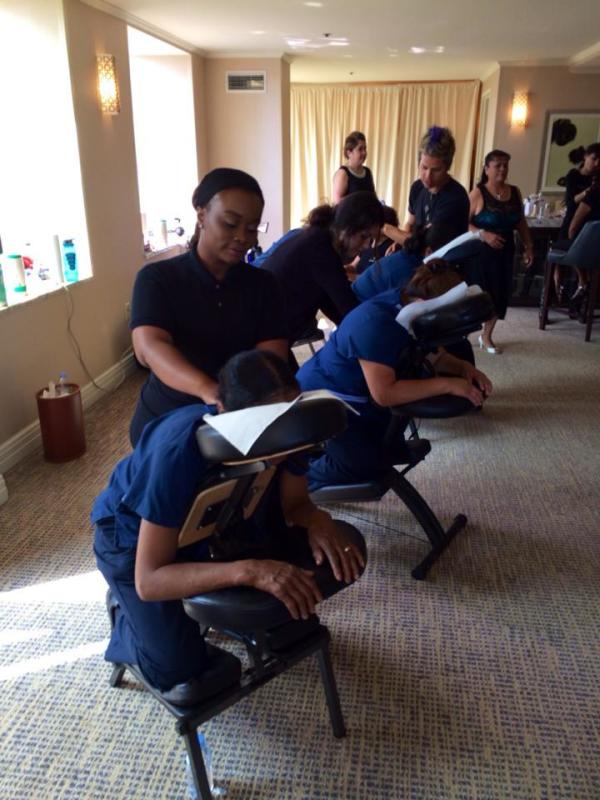 Chair Massage team