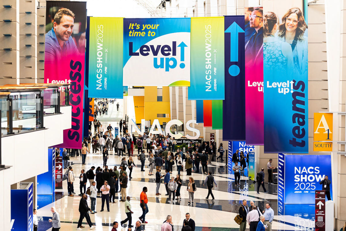 NACS Show 2025 attendees arriving at McCormick Place in Chicago