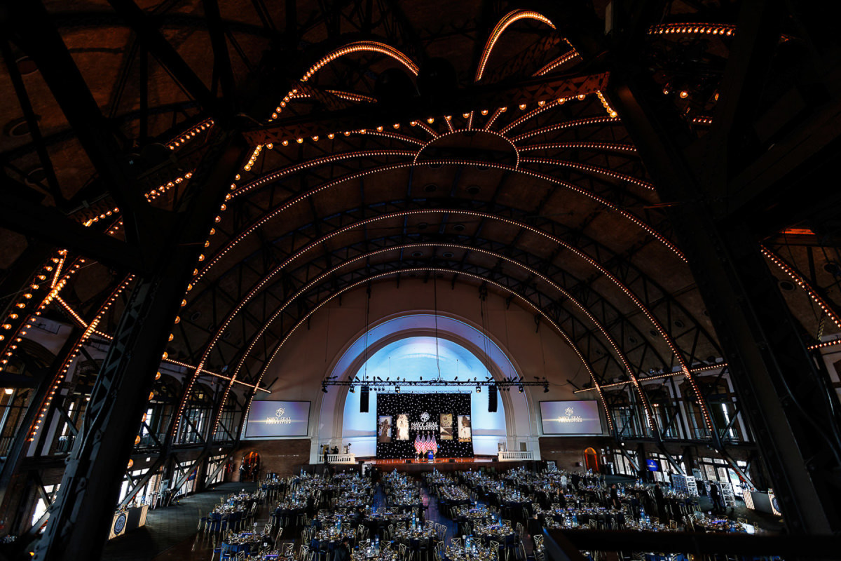 Dinner reception at the AON Grand Ballroom ay Navy Pier