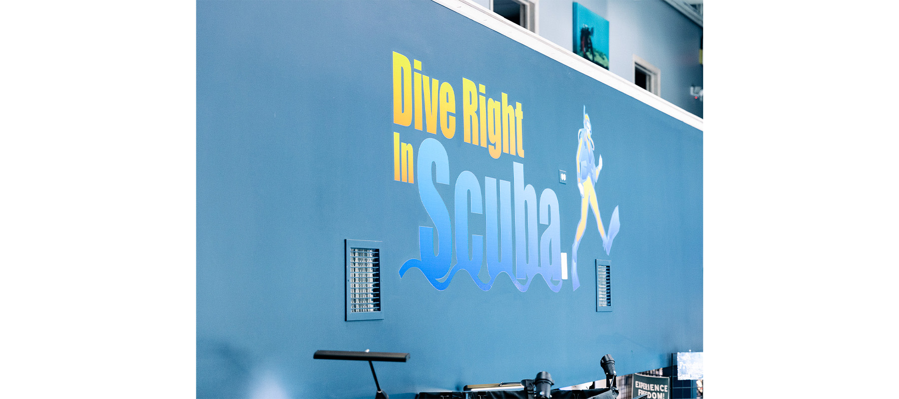 Dive Right In Scuba Branding Photo