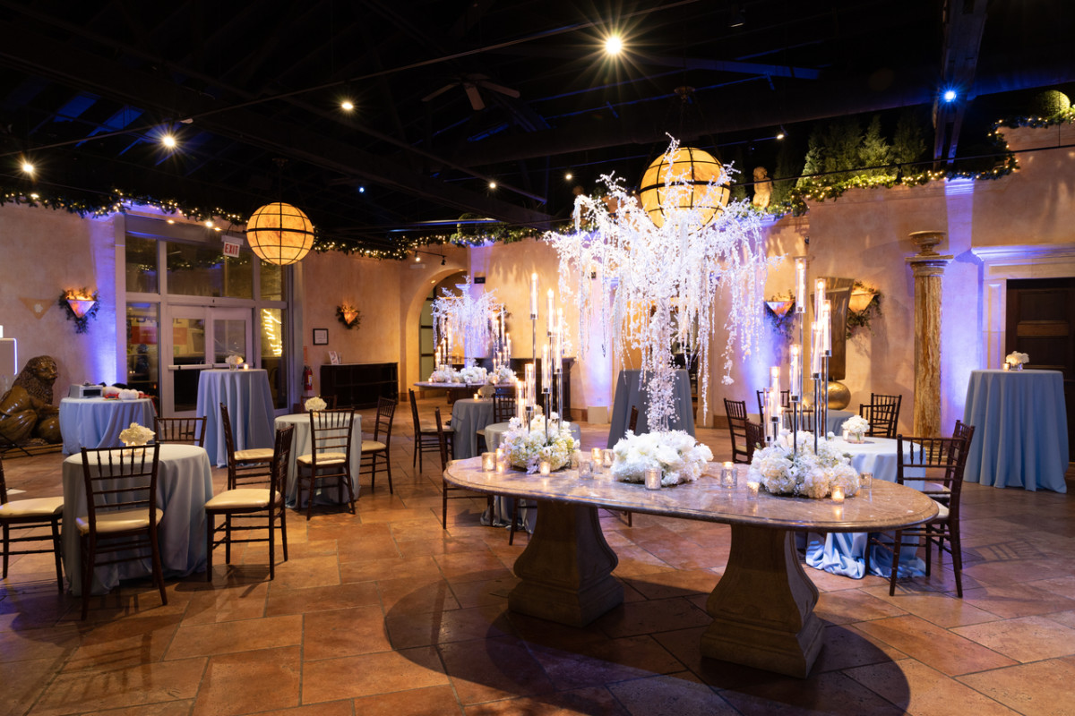 Tented Pavilion Indoor Cocktail Room (Photo Credit - Rick Aguilar Studios)