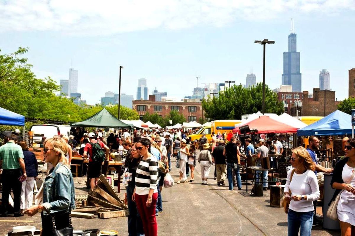 Outdoor Market Skyline