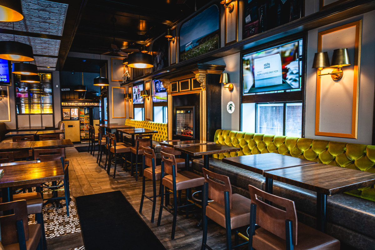 Hopsmith main dining room and photo booth