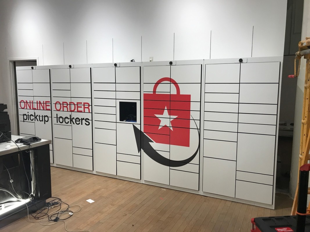 Custom Wrapped Lockers at Macy's