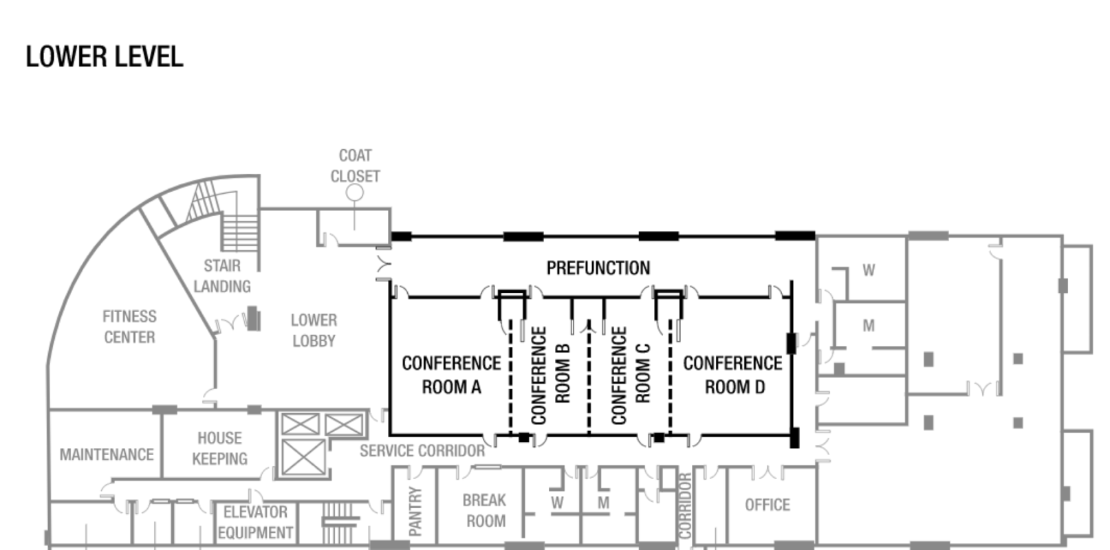 Lower Level Floor Plan