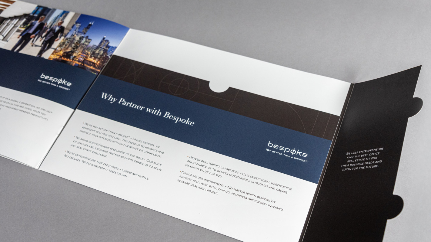 Bespoke Die Cut Brochure