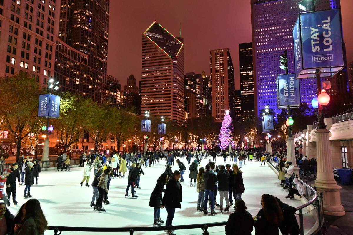 McCormick Tribune Ice Rink in Millennium Park