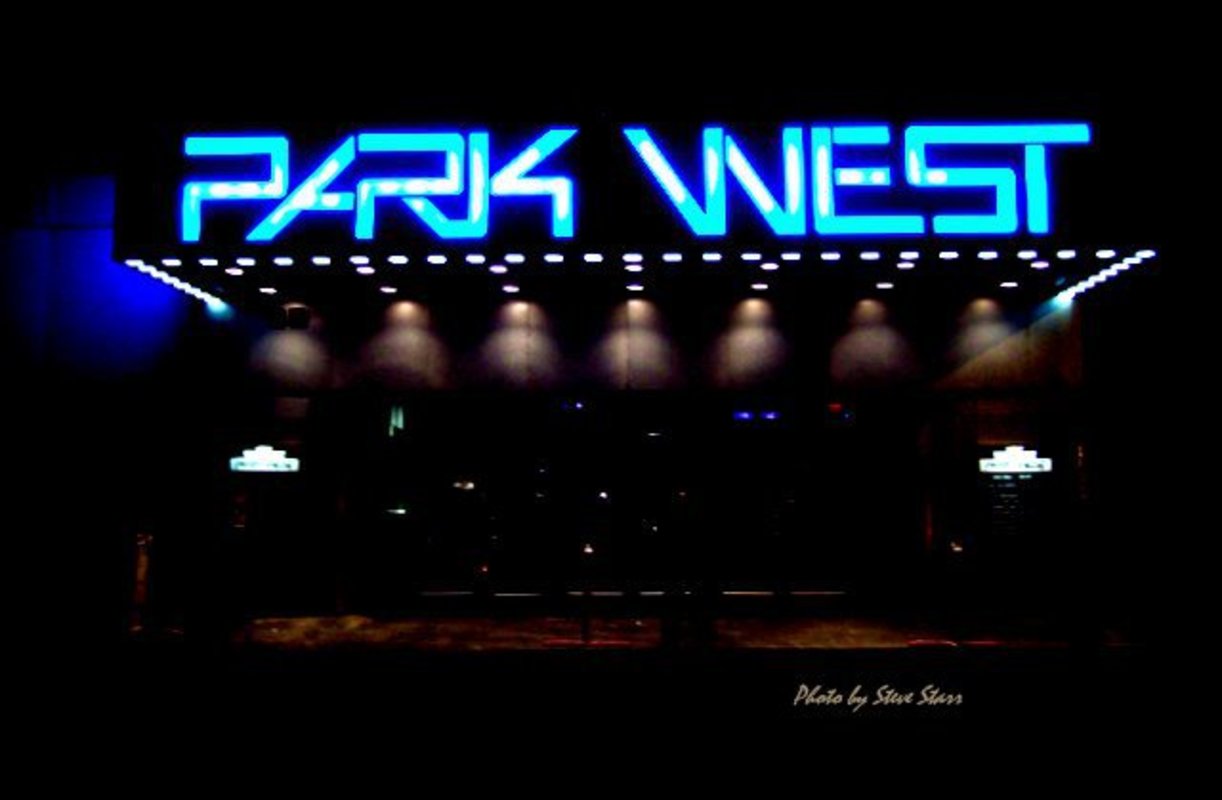 Park West exterior evening by Steve Starr