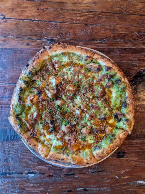 Honey Butter Fried Chicken Pizza