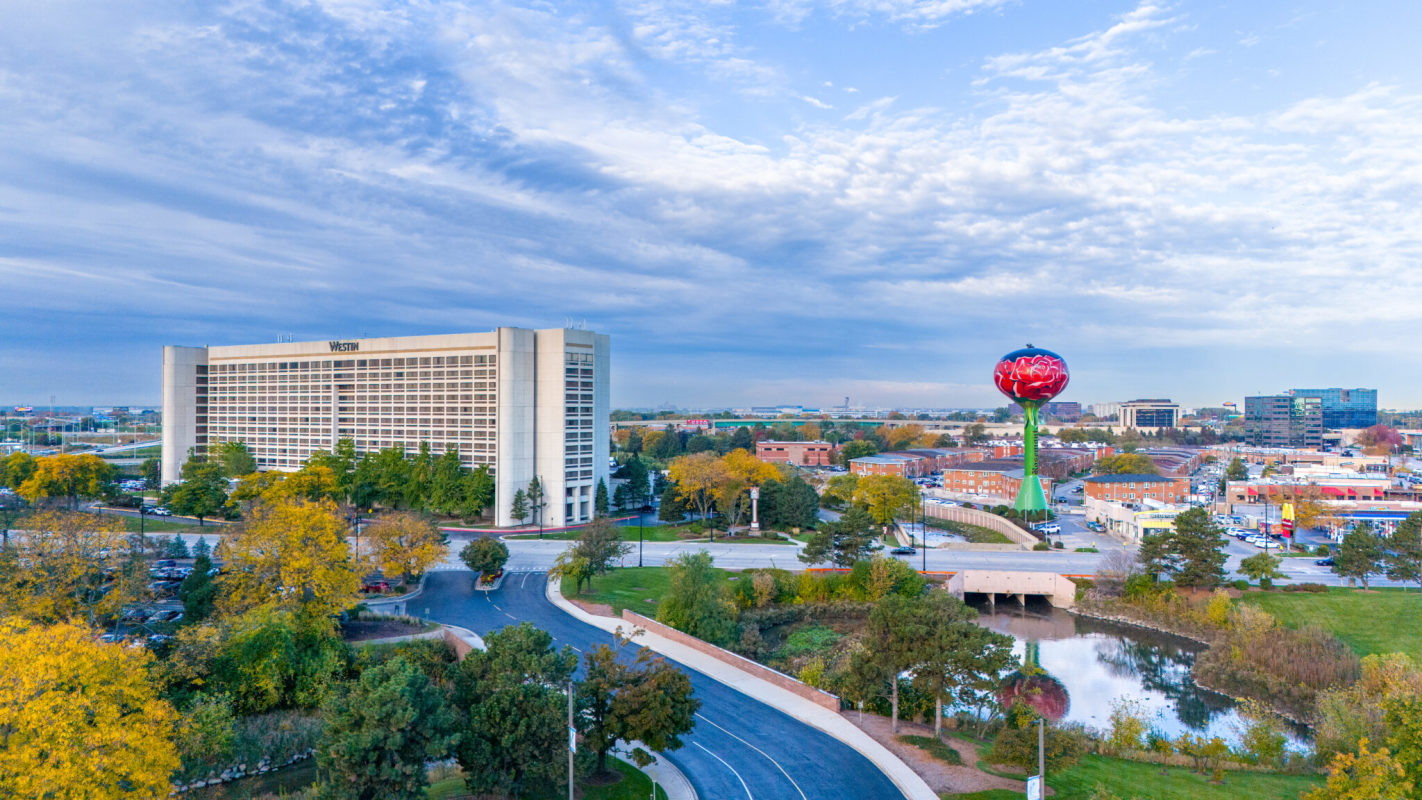 Rosemont Water Tower and Westin O'Hare