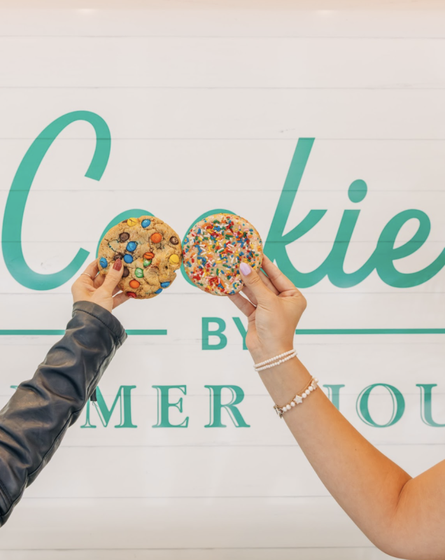 Holding Cookies w Logo