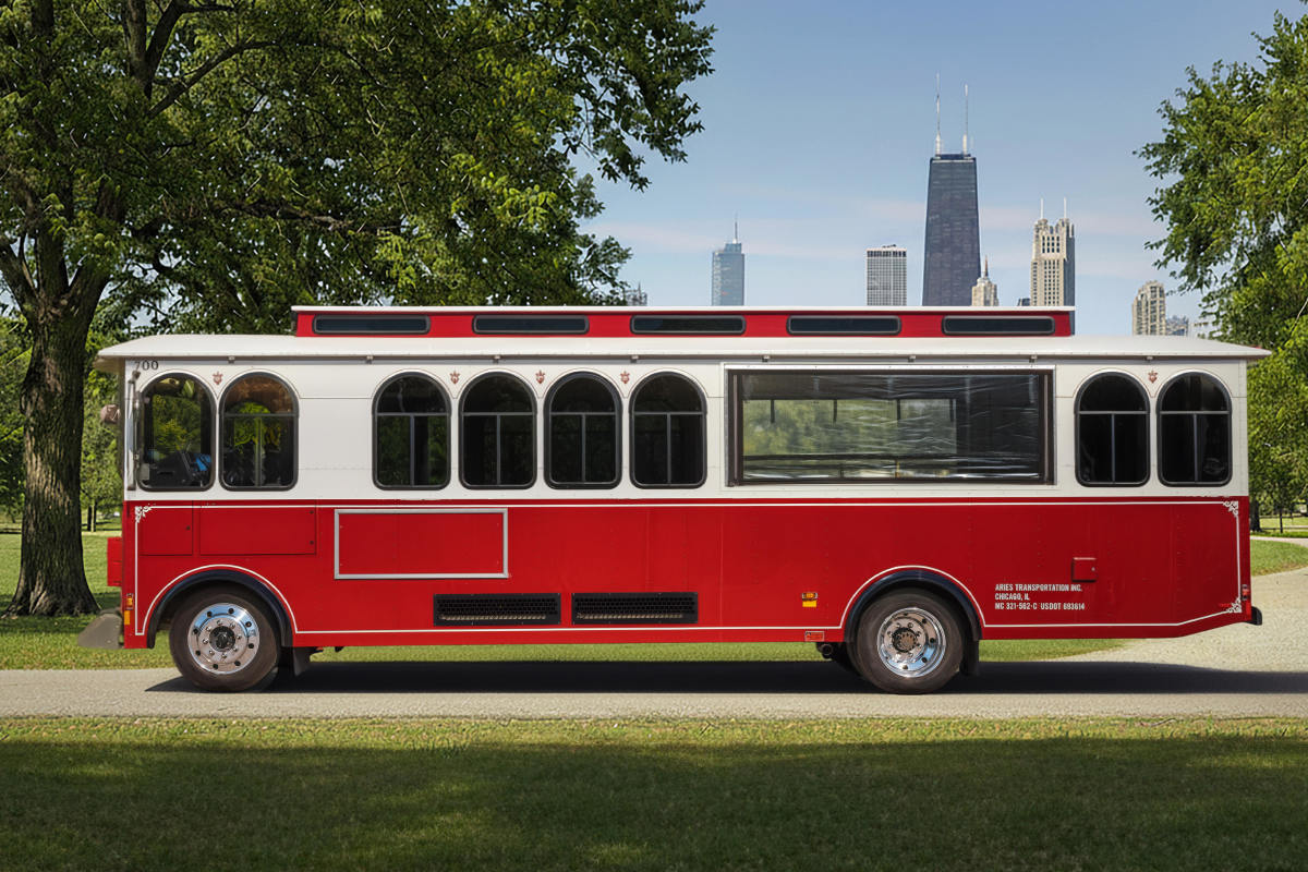 34 passenger trolley