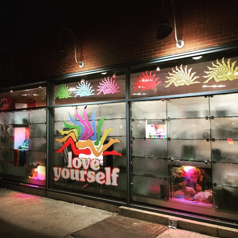 Pleasure Chest Window Graphics