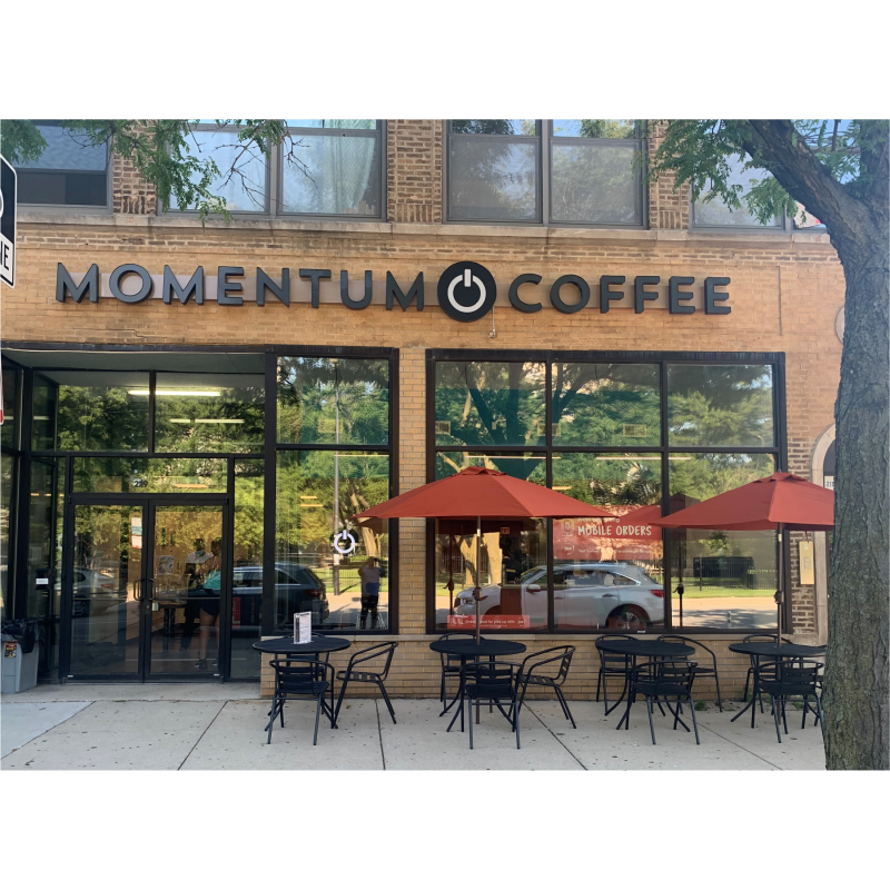 Momentum Coffee South Loop Front View