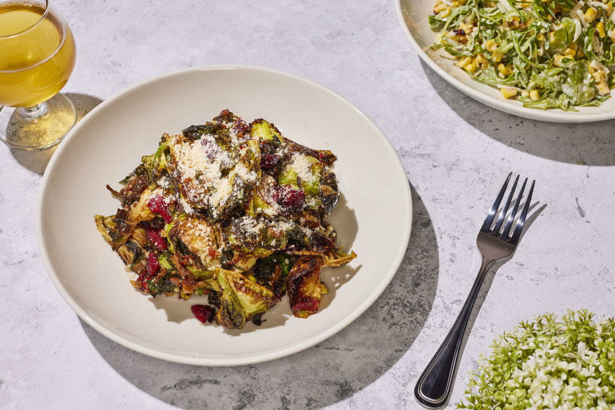 Crispy Brussel Sprout Salad