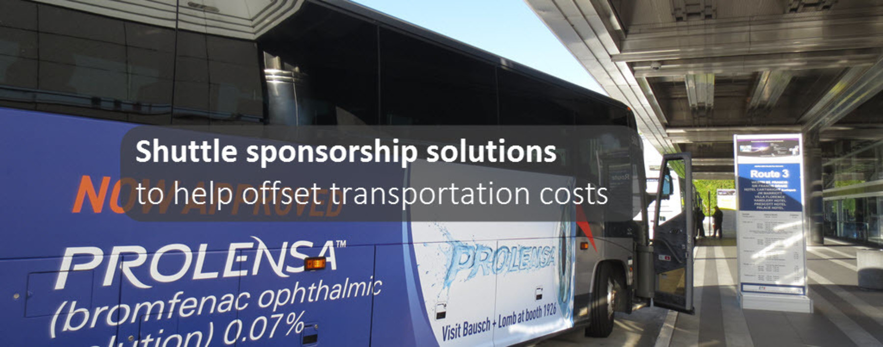 Shuttle sponsorship solutions