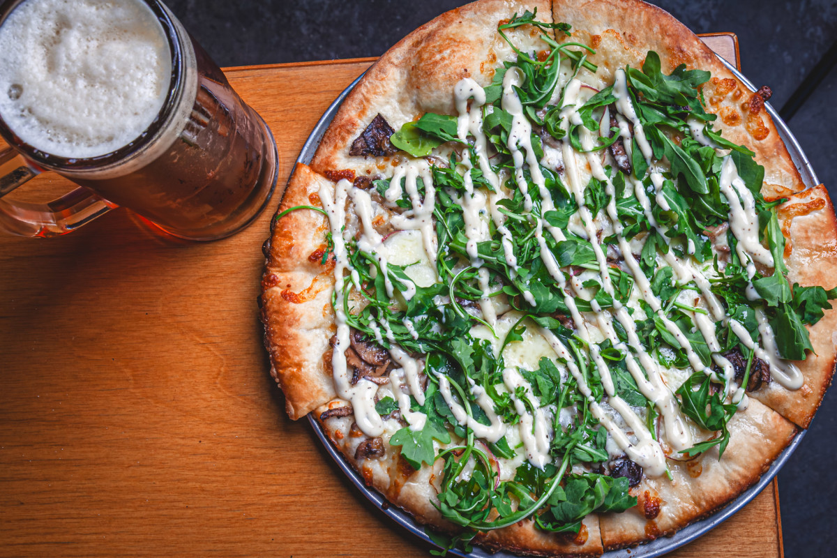 French Connection Specialty Pizza at Fatpour