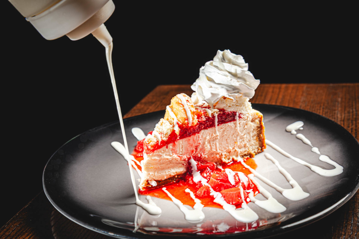 Raspberry Donut Cheesecake