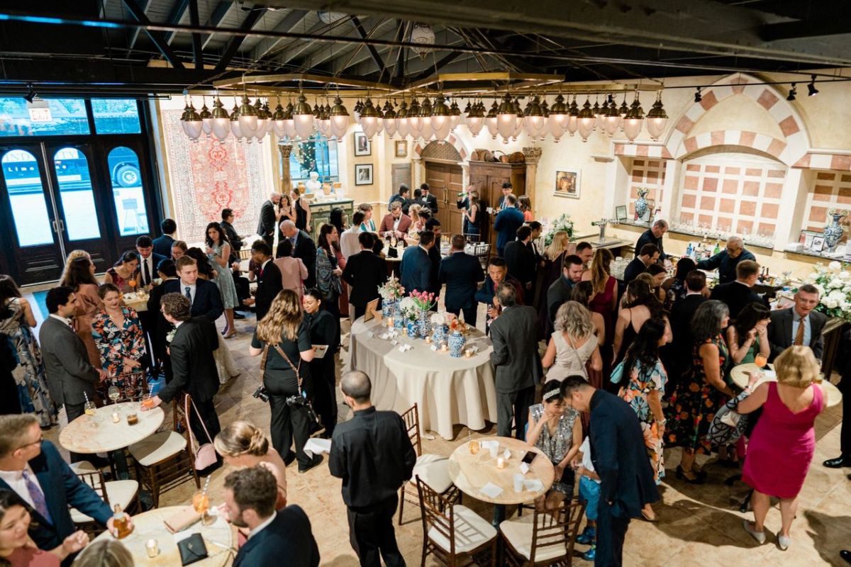 La Pergola Indoor Cocktail Hour Lucca Room (photo credit - Rempel Photography)