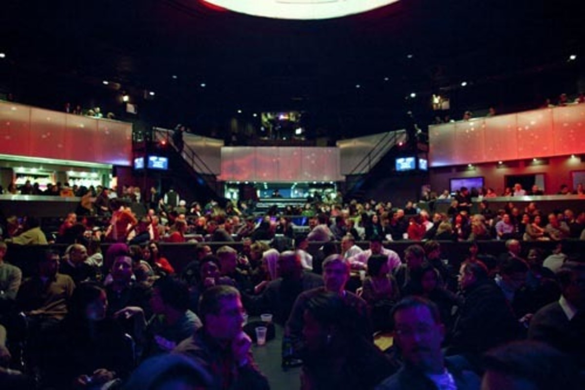 Seated show view from stage